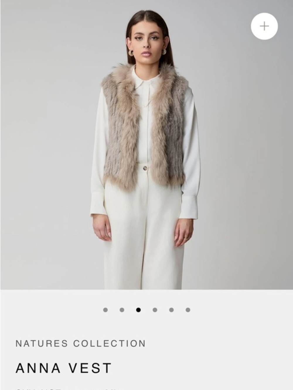 NC Denmark Anna Fur Vest in Black